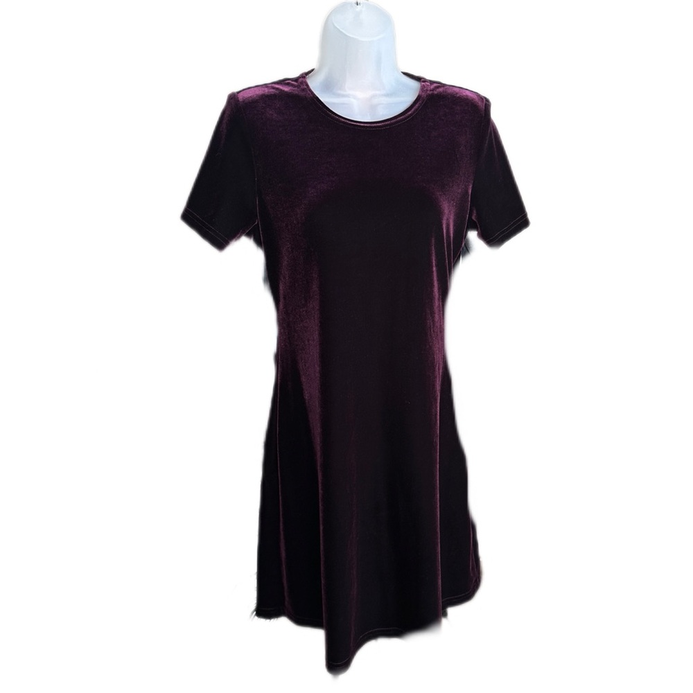 Vintage Ronnie Nicole Velvet Velour Purple Dress Size 6